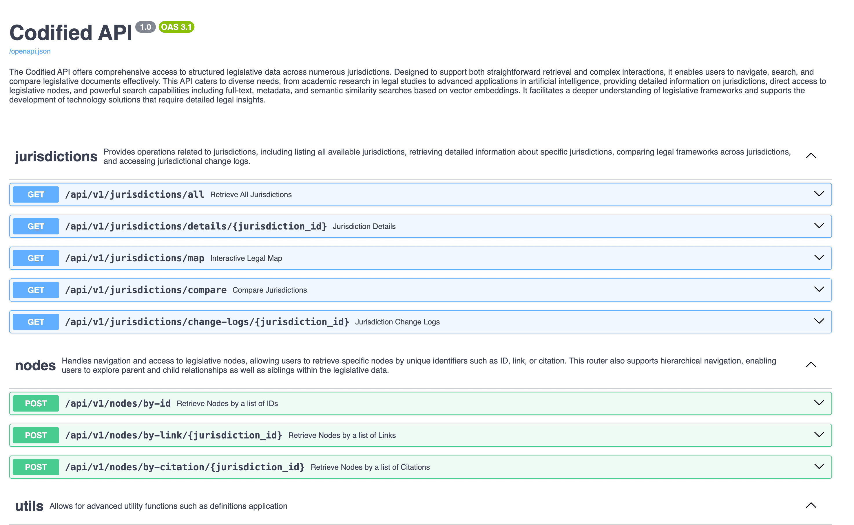 Recodify API