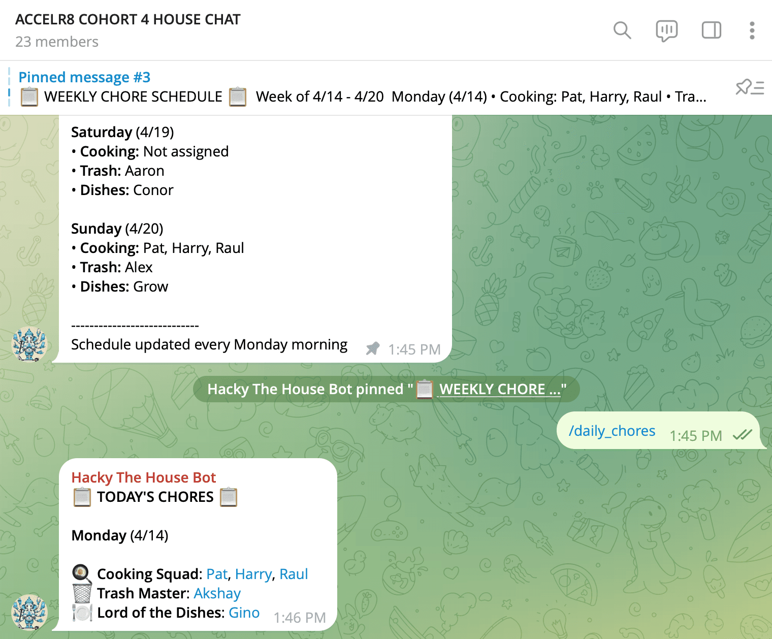 Hacky The House Bot